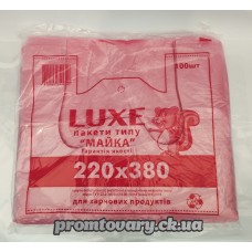 Пакет майка Luxe 22х38 /100шт
