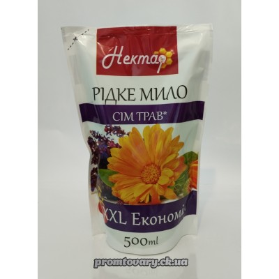 Мило рідке Дой-пак Нектар Сім трав /500мл