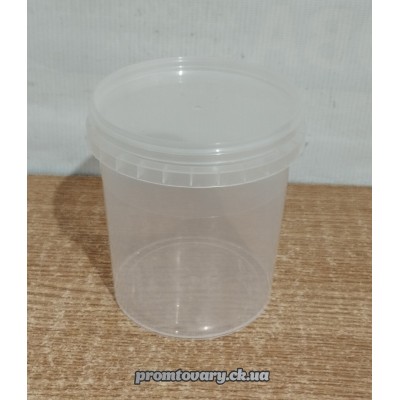 Відро-тара харч.пласт. кругле 0,5л