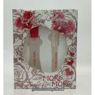 Набір жін.Ledy Charm More more т.вода.30+парфум.ручка 8,5мл