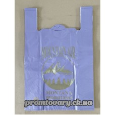 Пакет д/пок. BMW монтана 40*60 фіолетовий/чорний 51мкм (18кг) /50шт