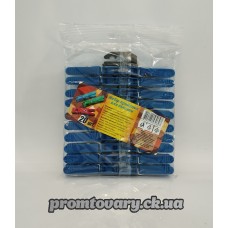 Прищепка пластик Кольорова середня упаковка /20шт Alexgrup