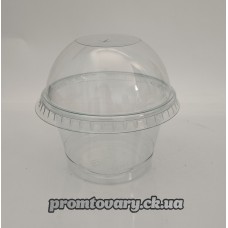 Лоток одн. Стакан з кришкою 200мл (14988+14987)