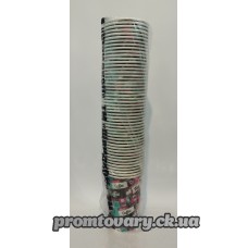 Стакан одн. 50шт х340мл.паперовий з малюнком Юніта №80 /упаковка