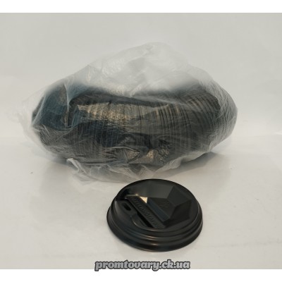 Кришка з поілкою д/папер.стак. № 70 чорний /50шт