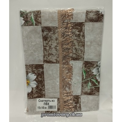 Скатертина ПВХ з китичками 110х140 /шт