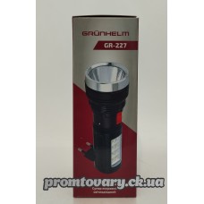 Ліхтар Grunhelm GR-227 ручн. 1W LED+8SMD акум.400mAh /шт Ліхтар Grunhelm GR-227 ручн. 1W LED+8SMD акум.400mAh /шт