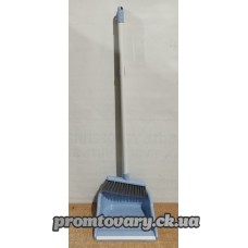 Совок+щітка для сміття пласт Zambak ZP165 довга ручка 80см /шт