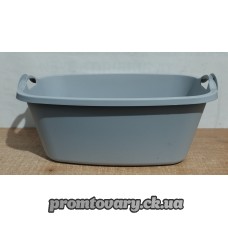 Миска пласм. 30л MM Пласт кольор.з ручк.прямок. /шт