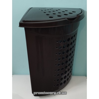 Корзина д/біл. вуглова з кришкою 45л. Алеана /шт