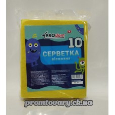 Серв.віскозна PROdom д/прибир.(300х360мм)/10шт