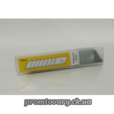 Леза для канцелярского ножа вел. 18мм /10шт