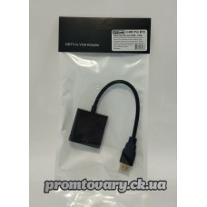 Перехідник HDMI toVGA ST Lab U-990 Pro ВТС (адаптор) чорний