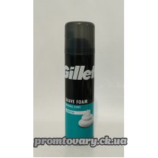 АкціяПіна д/гоління Gillette Foam  Чут.шкіра (бірюз.) /200мл