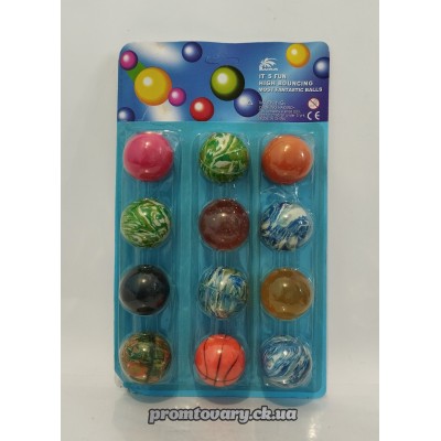 М'ячик стрибун Великий 4см арт.76228 /планшет