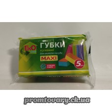 Губка кух.Ekoplus Maxi (8,5х5,5х2,7) /5шт