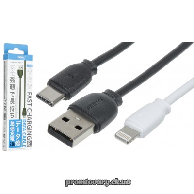 Кабель USB AM/micro USB 1м Remax RC-134m 2.1A білий