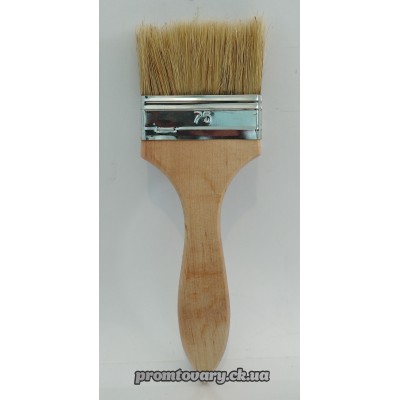 Пензель малярний натур.ворс 75 /шт