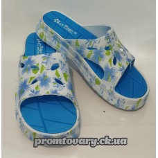 Шльопанці жіночі пінка подвійн.з прінтом 37р./шт