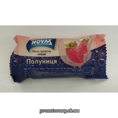 Мило туал. Novax полуниця /60гр 