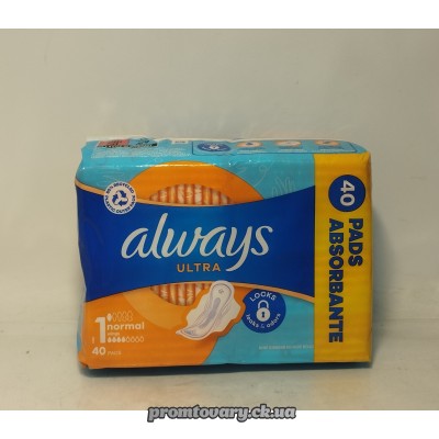 АкціяПрокл. Always Ultra normal /40шт**** АкціяПрокл. Always Ultra normal /40шт****