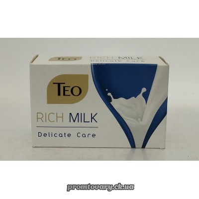 АкціяМило туал. ТЕО Rich milk Delicate care /90гр карт.кор.