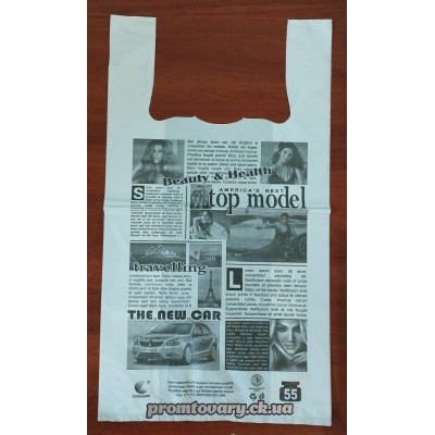 Пакет д/пок. Comserv 55кг Газета 30*55 51мкм /упаковка 50шт