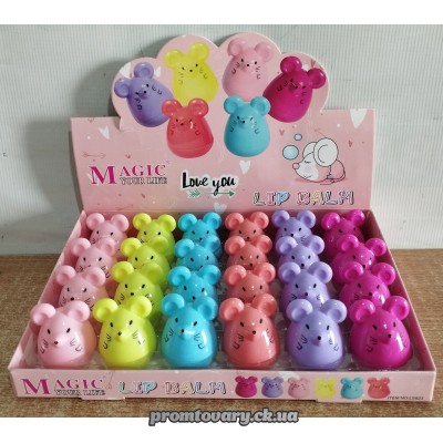 Бальз. д/губ Lib Balm Мишка LS823 фрукт. асорт./ 8г