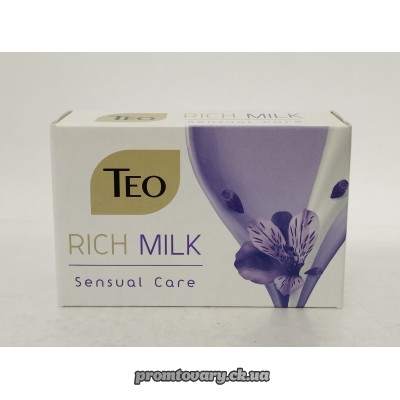 АкціяМило туал. ТЕО Rich milk Sensuale care /90гр карт.кор.