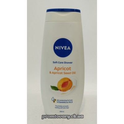 АкціяГель д/душу Nivea Абрикос та олія абрикосових кісточок /250мл