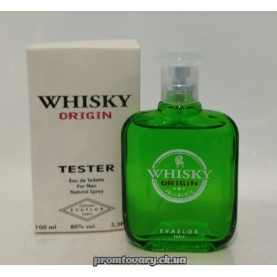 Evaflor чол.т.вода Whiski Origin ТЕСТЕР /100мл