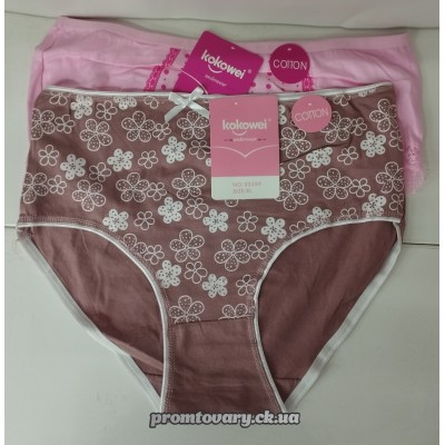Труси жін.класичні Kokowei 3042/3389 cottton 2XL /шт