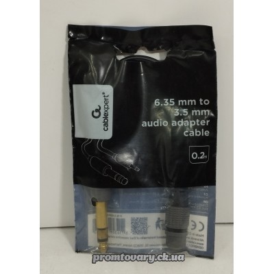 Перехідник JAC6,3-miniJAC3,6 Cablexper A-63M35F-0,2m