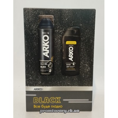 Набір чол.Arko black гель д/гол 200мл+гельд/душа260мл