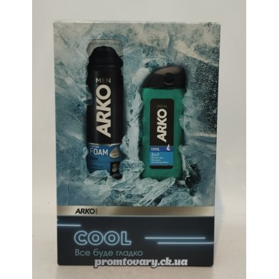 Набір чол.Arko cool піна 200мл+гельд/душа260мл