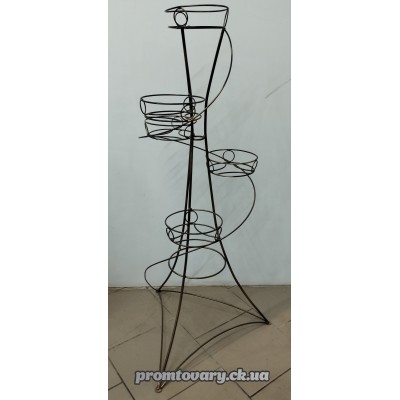 Горка д/вазон.ковка Вежа Гвинтова на 5 сер. горщиків /шт