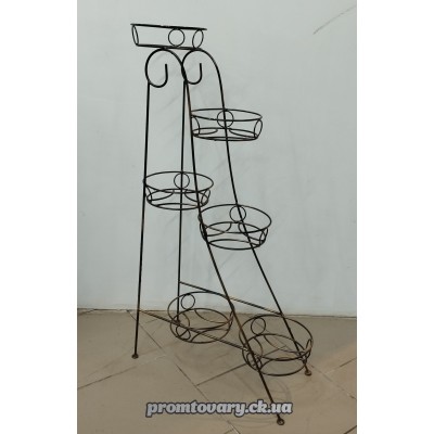 Горка д/вазон.ковка Фіалочниця на 6 горщиків Каскад /шт