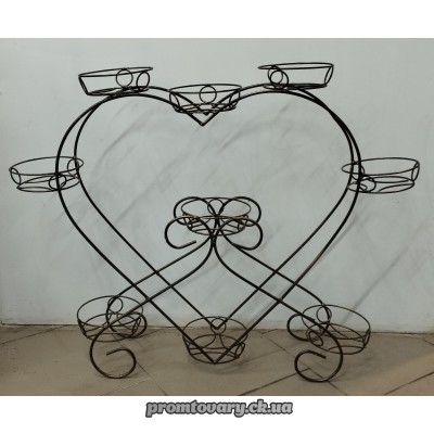 Горка д/вазон.ковка Фіалочниця на 9 горщиків Валентинка /шт