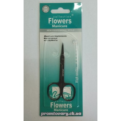 Ножниці манікюрні Flowers E-643 тонкі /шт