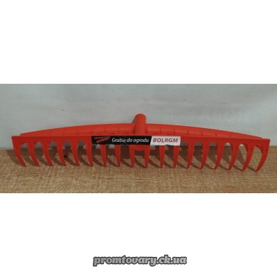 Граблі пластмасові Bolrgm б/держака 18 зубів