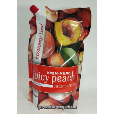 АкціяМило-крем рідке Дой-пак Economy Line Соковитий персик /1500г