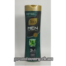 АкціяШамп.Teo Nature 3in1 Men Menthol д/чол.(волос,лице,тіло) /350мл