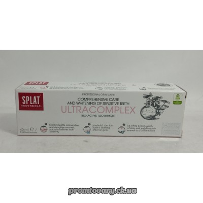 Акція-10%Зуб.пас.Splat Ультракомплекс Ultracomplex /40мл