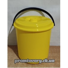 Відро пл. харч. 10л пласт.ручка+кришка M Plast  /шт