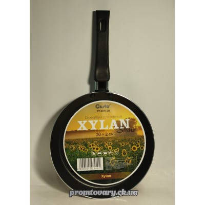 Сковорода алюм. Gusto GT-2309-2В покр.Xylan 20см для млинців (антиприг.покр) /шт