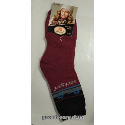 Носки жін.зима Алия В786 37-42 махр. термо ПАРА /шт