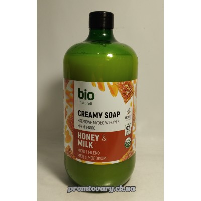 АкціяМило-крем рідке Bio Naturell Мед з молоком /946мл