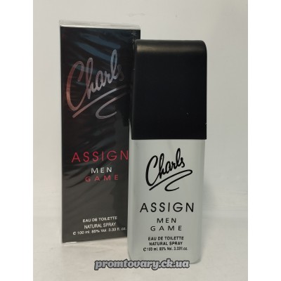 Charls чол.т.вода Assign men Game /100мл