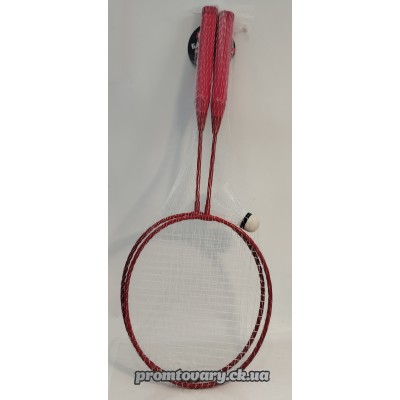 Гра бадмінтон 2ракетки метал.+воланчик арт.0751