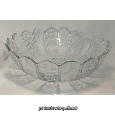 Салатниця скло HD-2007-1 велика 29см /шт крафт.упак.